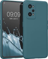 kwmobile telefoonhoesje geschikt voor Realme GT Neo 3T - Hoesje voor smartphone - Precisie camera uitsnede - TPU back cover in mat petrol