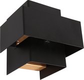 Steinhauer wandlamp Muro - zwart - - 3367ZW