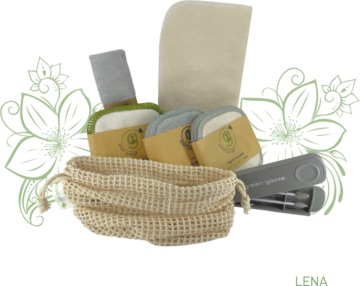 green-goose® Verzorgingspakket Lena | 7-delig | Duurzaam | Minimal Waste