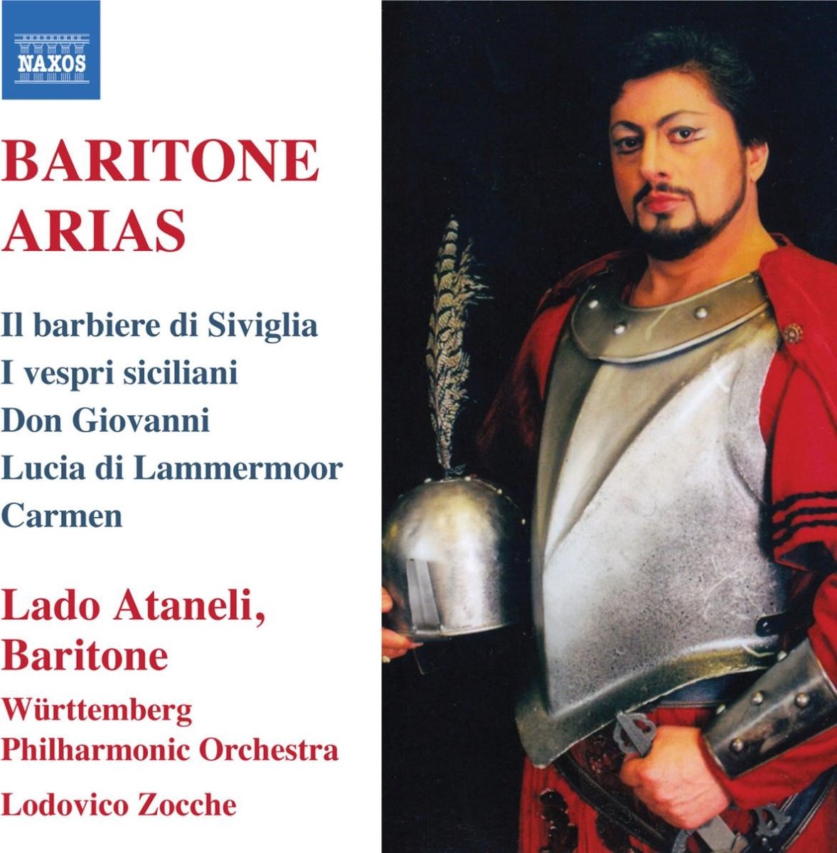 Lado Ataneli, Württemberg Philharmonic Orchestra, Lodovico Zocche - Baritone Arias (CD)