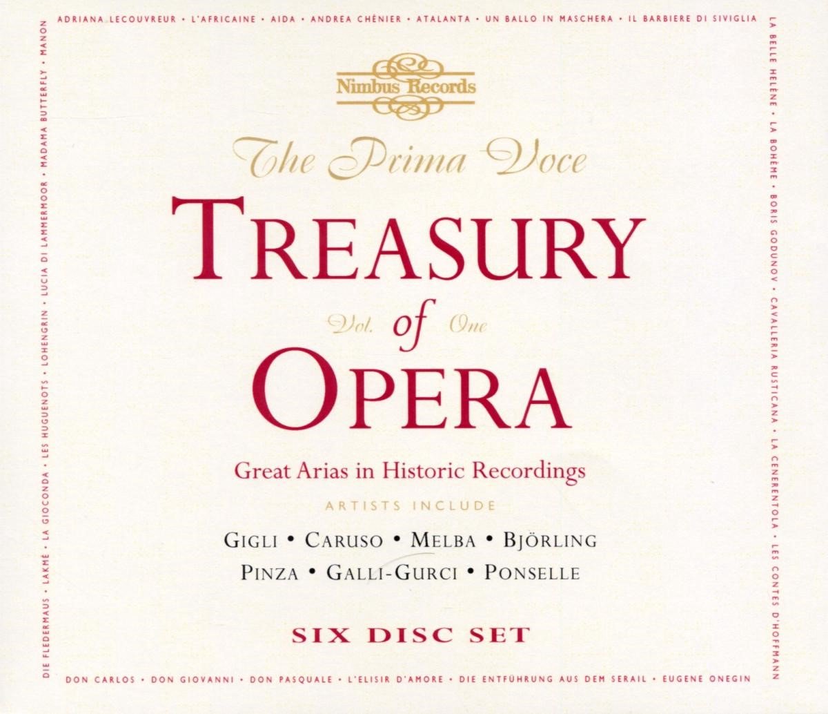 Various Artists - The Prima Voce Treasury of Opera Vol. 1 (6 CD)