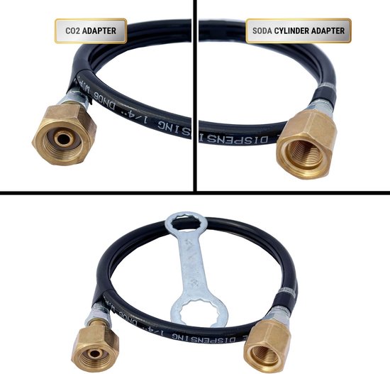 Sodas Waterflessen Adapter voor Sodastreams Glazen Flessen Quick