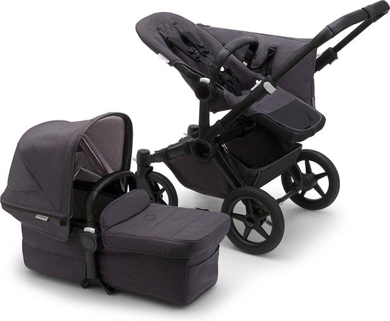 Product: Bugaboo Donkey5 Mineral Mono Kinderwagen - Washed Black, van het merk Bugaboo