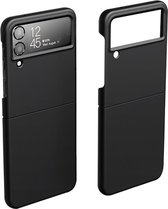 Back Cover Hard Plastic Zwart Hoesje Geschikt voor Samsung Galaxy Z Flip 4