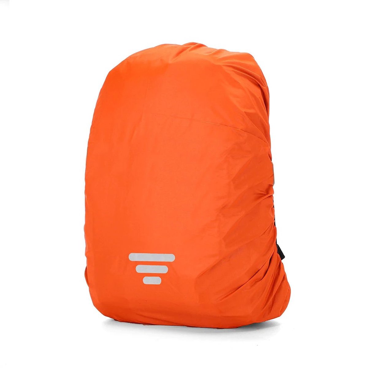 Regenhoes Rugzak – 3 Strepen – 30 tot 40L – M – Oranje – Kasey Products