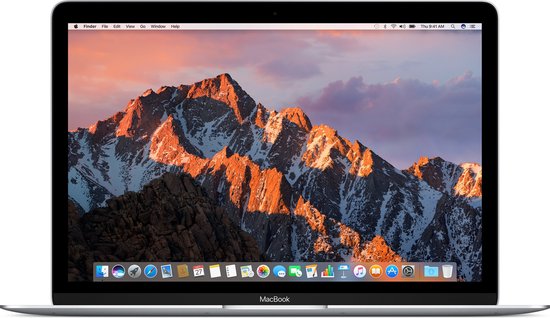 Apple MacBook Intel® Core™ m3 Laptop 30,5 cm (12") 8 GB LPDDR3-SDRAM 256 GB SSD Wi-Fi 5 (802.11ac) macOS Sierra Zilver