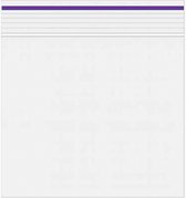 200 stuks Gripzakjes 40 x 40mm 60 micron paars - Ziplock Bag Purple – Uitdeelzakjes