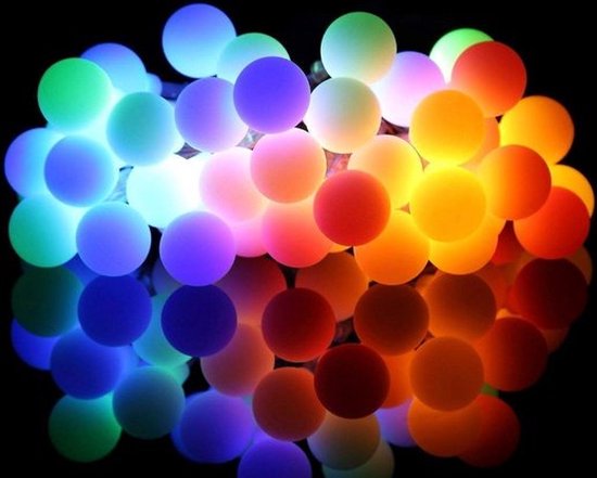 Guirlandes lumineuses - Pour l'intérieur et l'extérieur - 100 lumières - 9 mètres - Blanc chaud - Lampes d'ambiance - Éclairage de Éclairage de fête - Boules LED - Lumières LED