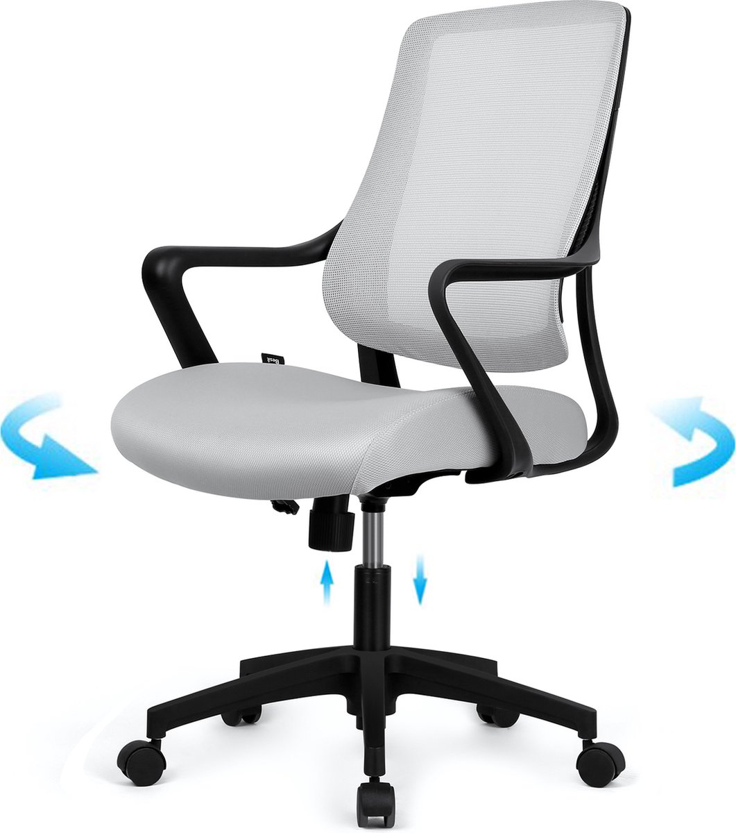 FOXSPORT Ergonomische Bureaustoel - Bureaustoelen voor volwassenen - Office Chair Ergonomisch