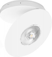 LED's Light Plafond opbouwspot wit Ø11 cm - Draai- en kantelbaar - Incl. lichtbron