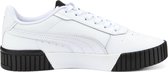 PUMA Carina 2.0 Dames Sneakers - Puma White-Puma White-Goud-Puma Black - Maat 38.5