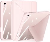 Dux Ducis Magi Series V-Fold Book Case Hoes Met Sleep/Wake functie en Standaard Geschikt voor Apple iPad Mini 6 Roze