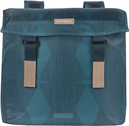 Basil Elegance Dubbele Fietstas - 40-49 Liter - Estate blauw van Basil — afbeelding 2