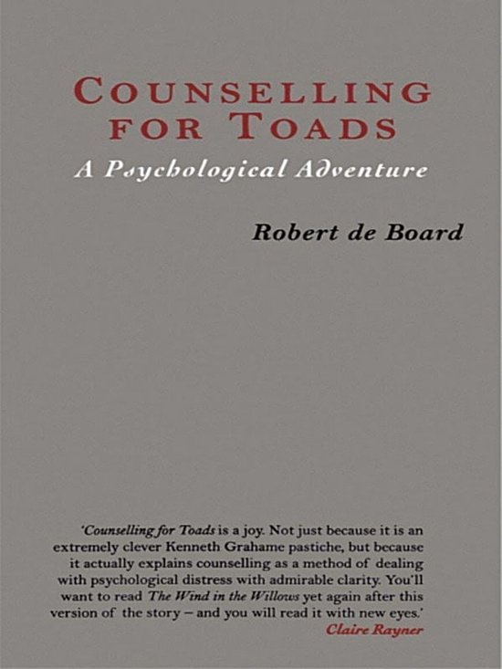 Counselling for Toads: A Psychological Adventure - cover