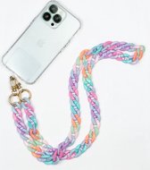 Cordon téléphonique universel Casemania avec Perles - Chaîne de poignet ajustable - Cordon pour téléphone - Unicorn