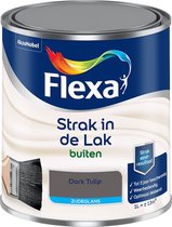 Flexa Strak in de Lak - Buitenlak - Zijdeglans - Dark Tulip - 1 liter