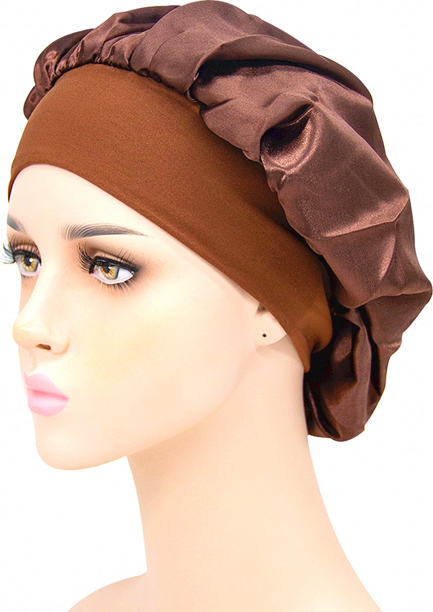 Satijnen Slaapmuts  - Bonnet -  Haarverzorging - Dames slaapmuts - Soft Bonnet slaapmuts - Satijnen slaapmuts - Satijn bonnet - Bonnet - Nachtmuts - Sleep cap