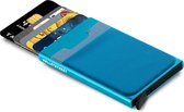 Walletstreet Uitschuifbare Pasjeshouder DS2 Plus - Walletstreet Aluminium Creditcardhouder Card Protector Anti-Skim/ RFID Card Protector 8 Pasjes – Blauw/Blue
