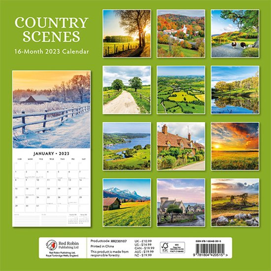 Country Scenes Kalender 2023  bol