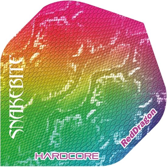 Reddragon Snakebite Hardcore Special Dart Flights - Snake Skin van Reddragon — afbeelding 2