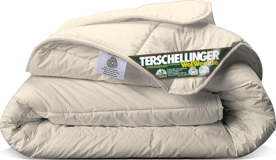Terschellinger | Luxe 4-Seizoenen 100% IWS Zuiver Scheer wollen Dekbed| Zomer én winterdekbed| All-Season | 240x220cm (Extra Lang)
