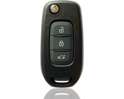 XEOD Autosleutelbehuizing - sleutelbehuizing auto - sleutel - Autosleutel / Renault 3 knops klapsleutel VAC102