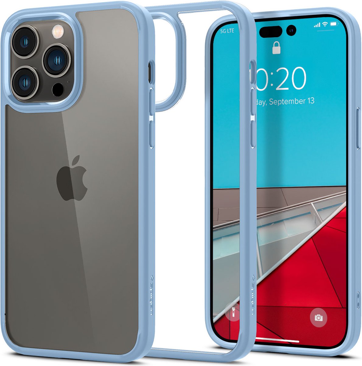 Spigen Ultra Hybrid Apple iPhone 14 Pro Max Hoesje Blauw