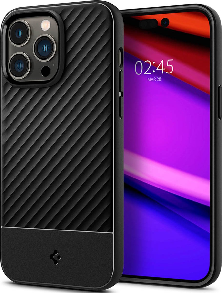 Spigen Core Armor Case hoesje voor iPhone 14 Pro - zwart
