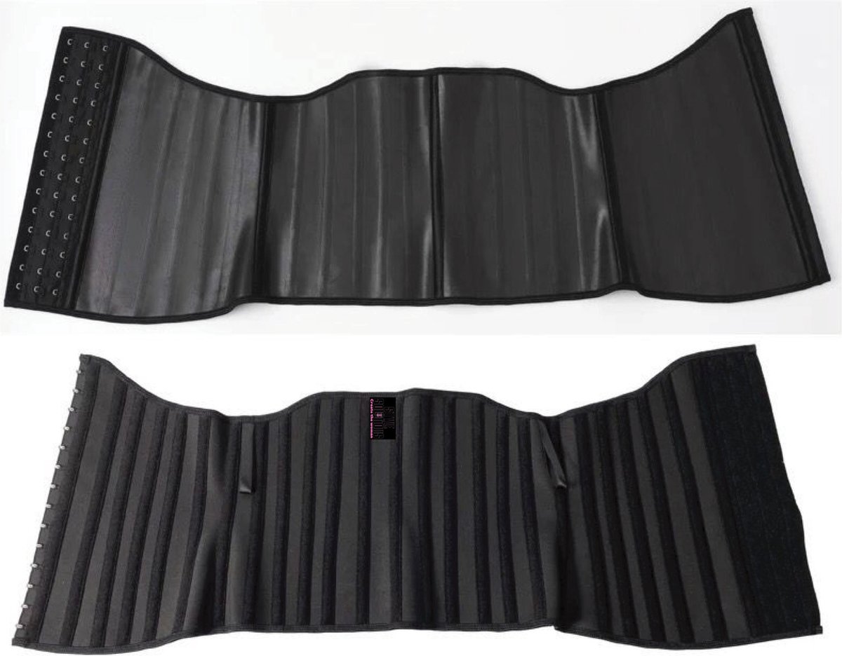Goedkoopste Style Solutions | Latex Waist Trainer | 3 Rijen Haken | S