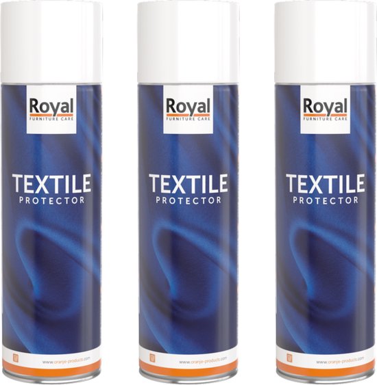 Oranje Furniture Care Textiel Protector Spray - 500 ml - Oranje – 3 spuitbussen