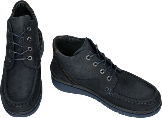 Wolky Veterschoenen Zoom donkerblauw Nubuck bol