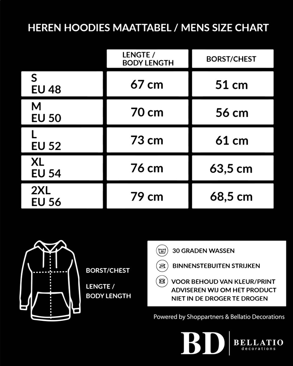 BOEF hoodie zwart heren - zwarte BOEF sweater/trui met capuchon S | bol.com