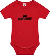 Belgie supporter Kampioentje verkleed baby rompertje rood jongens en meisjes -  EK / WK babykleding/outfit 80