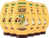 Garnier Loving Blends Avocado Olie & Shea Boter Intens Voedende Conditioner Voordeelverpakking - Zeer Droog, Pluizig Haar - 6 x 250ml