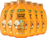 Garnier Loving Blends Shampoo - Argan & Cameliaolie - 6 x 300 ml - Voordeelverpakking