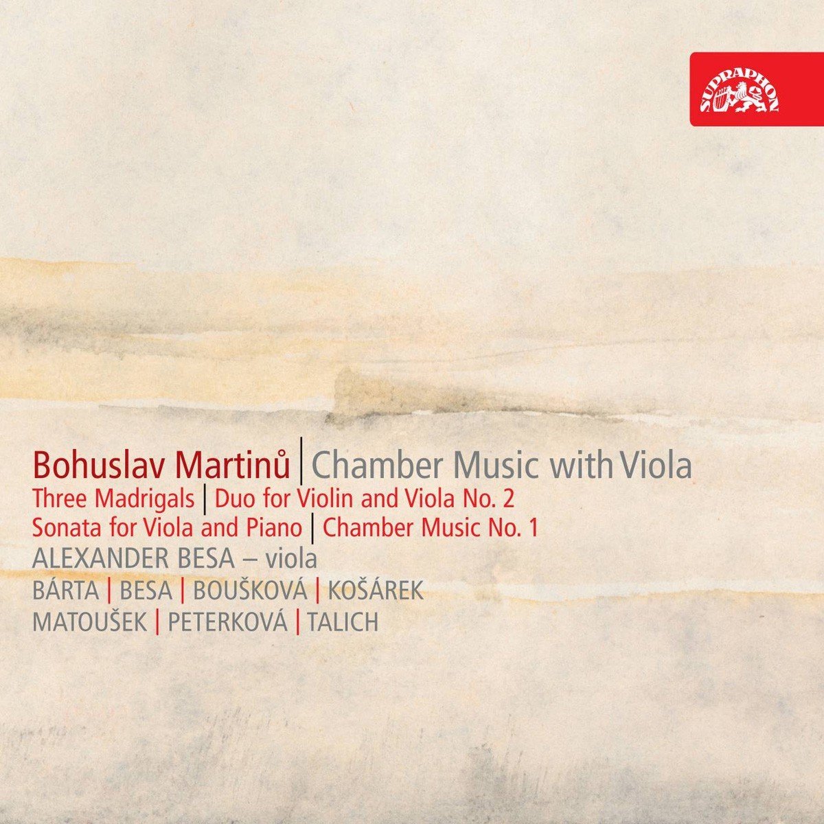Alexandra Besa - Martinů: Chamber Music For Viola (CD)