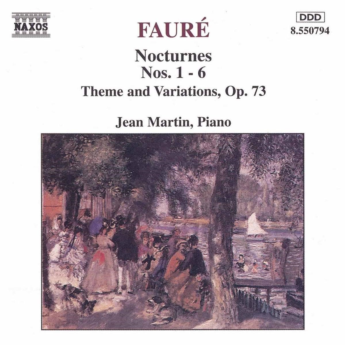 Jean Martin - Fauré: Nocturnes 1-6 (CD)