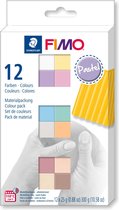 Fimo soft colour pack 12 pastel colours 8023 C12-3  / 12x25gr (04-19)