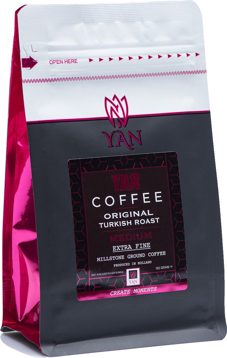 Yan Coffee - Vers - Turkish Coffee - Super fijn gemalen - Millstone Ground