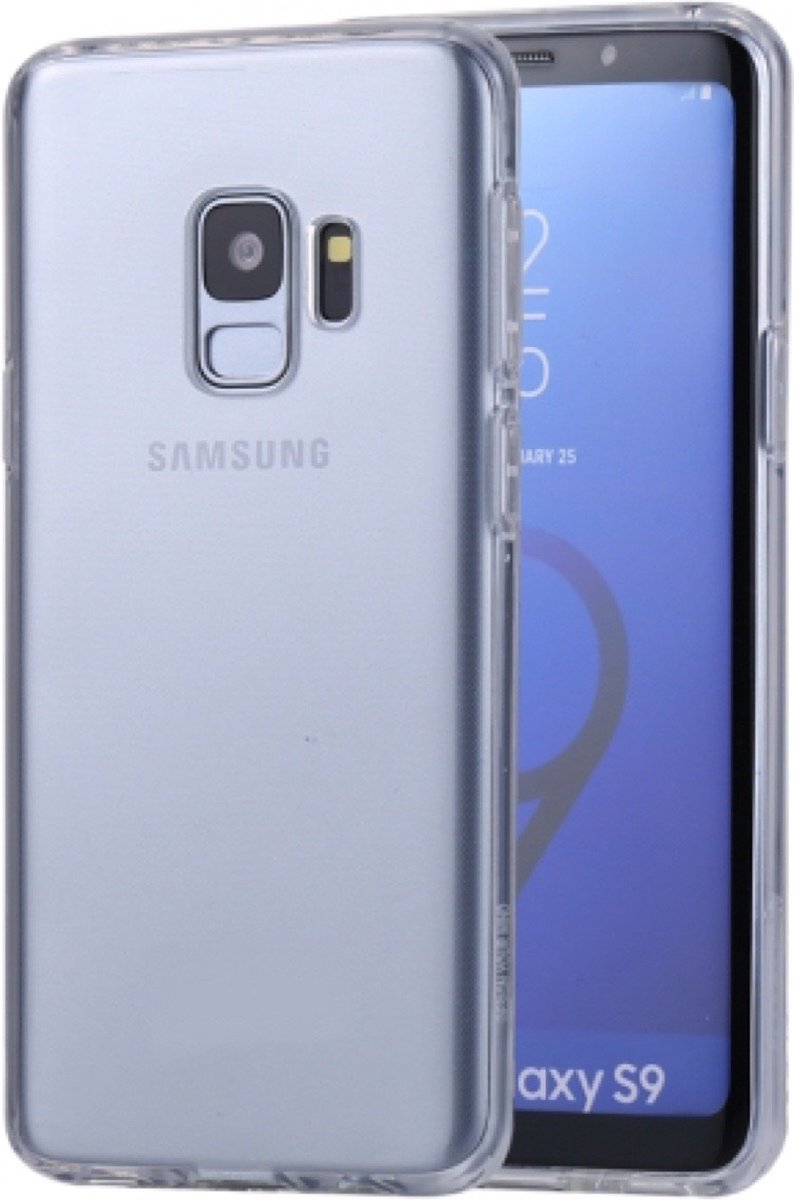 Silicone back cover Geschikt voor Samsung Galaxy S9 Plus/Transparant hoesje