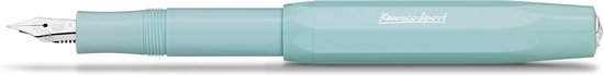 Kaweco - Stylo Plume (3pc) - Stylo Plume Sport Skyline Mint Stylo Plume - Extra Fin - Clip Octogonal Nostalgique Chrome - boîte recharges