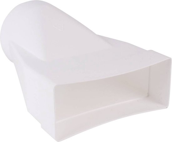 Wallair N15865 Vlakkanaal ventilatiesysteem 150 Verloopstuk rond/plat | bol