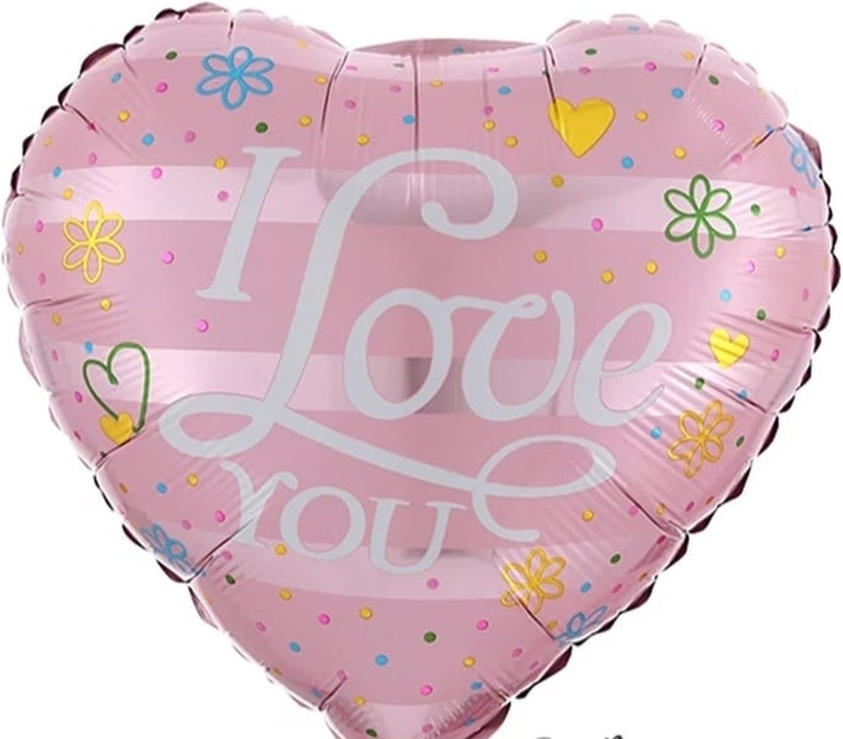 Folieballon i love you hart 45 cm
