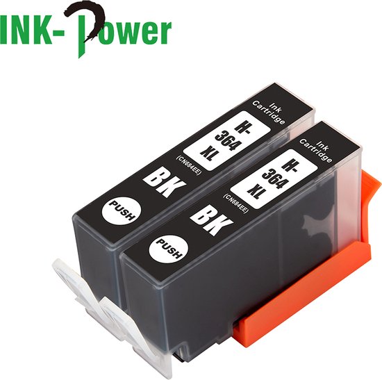 D&C compatibele inktpatronen, vervangen voor HP 364XL BK voor HP Photosmart 5510 5520 5520 6520 B8550 7510 7520 5524 6510 5515 B109a B110a Deskjet 3070A Officejet 4 620 4 622 (5 zwart
