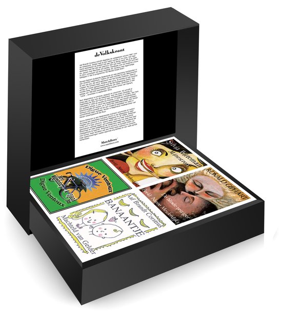 MatchBoox - Volkskrant Serie 1 - Unieke handgemaakte uitgave verpakt in een luxe geschenkdoos van MatchBoox - Kunstboeken