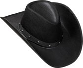 Widmann - Cowboy & Cowgirl Kostuum - Rawhide Cowboyhoed Met Beslagnagels - Zwart - Carnavalskleding - Verkleedkleding