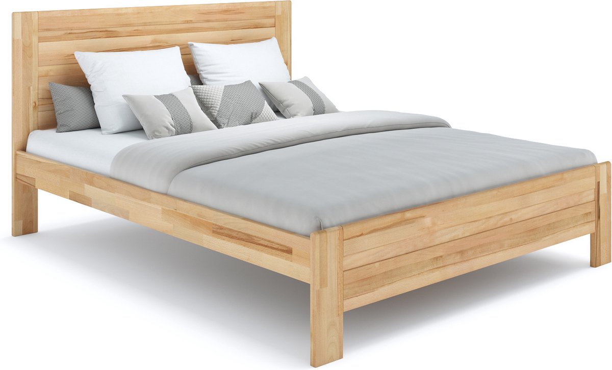 MoST - Lux - Bed van massief beukenhout met lattenbodem - 160 x 200 cm