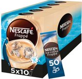 Nescafé Frappé oploskoffie - 5 doosjes à 10 zakjes