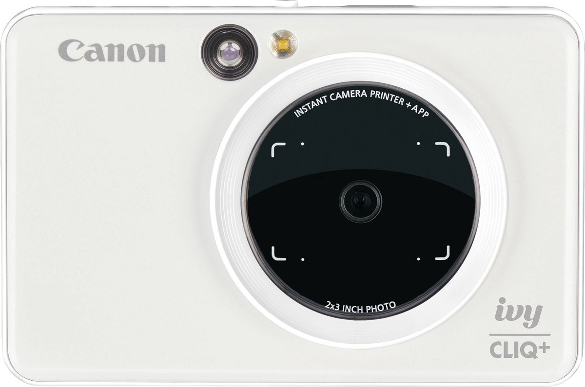Verbeteren Exclusief Afm Canon IVY CLIQ+ - Instant Camera Printer + Fotopapier - Polaroid Camera -  Pearl White | bol.com