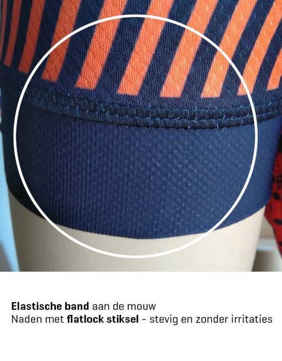 Maillot Rétro Cyclisme Bic Oranje - REDTED (4XL)